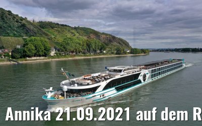 Annika 21.09.2021 auf dem Rhein
