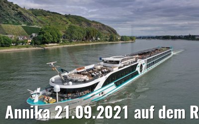 Annika 21.09.2021 auf dem Rhein