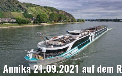 Annika 21.09.2021 auf dem Rhein