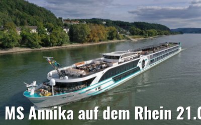 MS Annika auf dem Rhein 21.09.2021