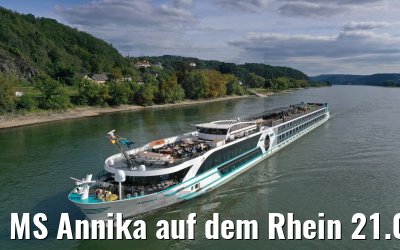 MS Annika auf dem Rhein 21.09.2021