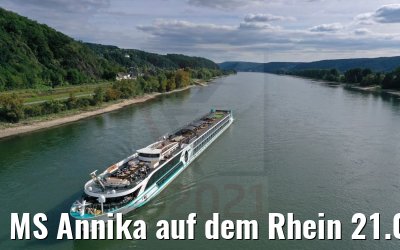 MS Annika auf dem Rhein 21.09.2021
