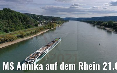 MS Annika auf dem Rhein 21.09.2021