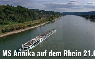 MS Annika auf dem Rhein 21.09.2021