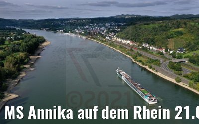 MS Annika auf dem Rhein 21.09.2021