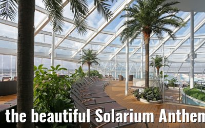 the beautiful Solarium Anthem of the Seas