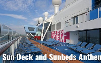 Sun Deck and Sunbeds Anthem of the Seas