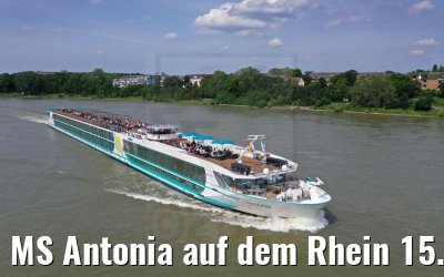 MS Antonia auf dem Rhein 15.06.2021