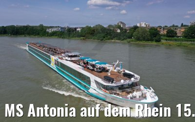 MS Antonia auf dem Rhein 15.06.2021