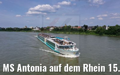 MS Antonia auf dem Rhein 15.06.2021