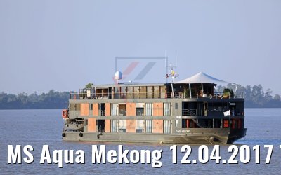 MS Aqua Mekong 12.04.2017 Tonle Sap River
