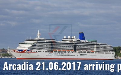 Arcadia 21.06.2017 arriving port of Kiel