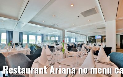 Restaurant Ariana no menu cards