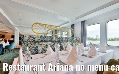 Restaurant Ariana no menu cards