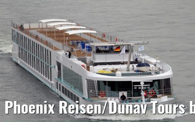 Phoenix Reisen/Dunav Tours brand new ARIANA on the first journey from the Grave shipyard (Netherlands) to the city of Frankfurt. March 13, 2012
