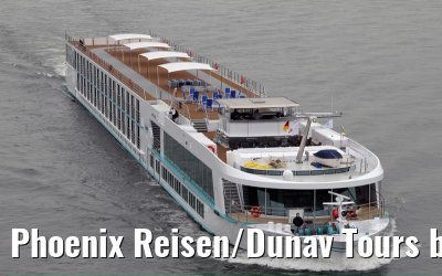 Phoenix Reisen/Dunav Tours brand new ARIANA on the first journey from the Grave shipyard (Netherlands) to the city of Frankfurt. March 13, 2012