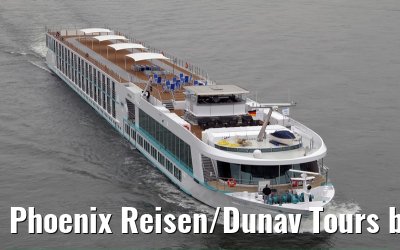 Phoenix Reisen/Dunav Tours brand new ARIANA on the first journey from the Grave shipyard (Netherlands) to the city of Frankfurt. March 13, 2012