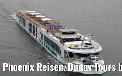 Phoenix Reisen/Dunav Tours brand new ARIANA on the first journey from the Grave shipyard (Netherlands) to the city of Frankfurt. March 13, 2012