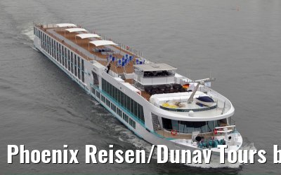 Phoenix Reisen/Dunav Tours brand new ARIANA on the first journey from the Grave shipyard (Netherlands) to the city of Frankfurt. March 13, 2012