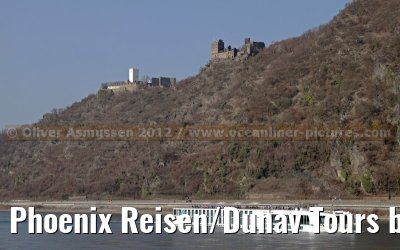 Phoenix Reisen/Dunav Tours brand new ARIANA on the first journey from Koblenz to Rudesheim - March 22, 2012