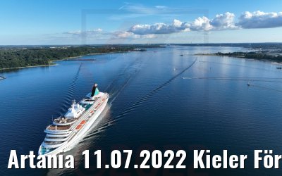 Artania 11.07.2022 Kieler Förde