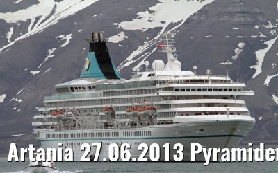 Artania 27.06.2013 Pyramiden, Svalbard