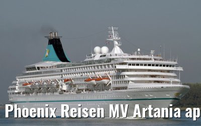 Phoenix Reisen MV Artania approaching Rotterdam, 29.09.2011