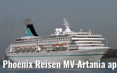 Phoenix Reisen MV Artania approaching Rotterdam, 29.09.2011