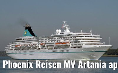 Phoenix Reisen MV Artania approaching Rotterdam, 29.09.2011