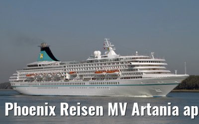 Phoenix Reisen MV Artania approaching Rotterdam, 29.09.2011