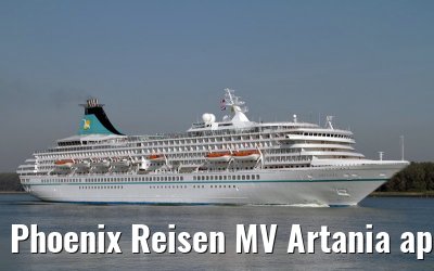 Phoenix Reisen MV Artania approaching Rotterdam, 29.09.2011