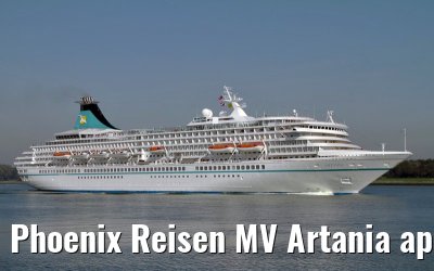 Phoenix Reisen MV Artania approaching Rotterdam, 29.09.2011