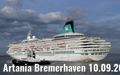 Artania Bremerhaven 10.09.2015