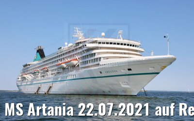 MS Artania 22.07.2021 auf Reede Karlskrona