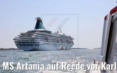 MS Artania auf Reede vor Karlskrona 22.07.2021