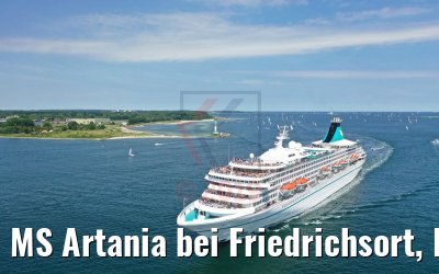 MS Artania bei Friedrichsort, Kiel 23.06.2019