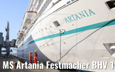 MS Artania Festmacher BHV 17.07.2021