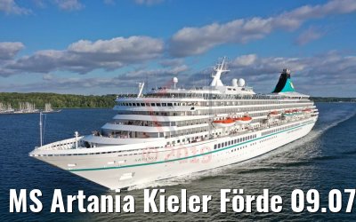 MS Artania Kieler Förde 09.07.2019