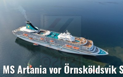 MS Artania vor Örnsköldsvik Schweden 25.07.2021