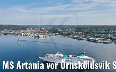 MS Artania vor Örnsköldsvik Schweden 25.07.2021