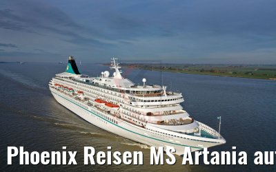Phoenix Reisen MS Artania auf der Elbe 20.12.2019
