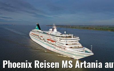 Phoenix Reisen MS Artania auf der Elbe 20.12.2019