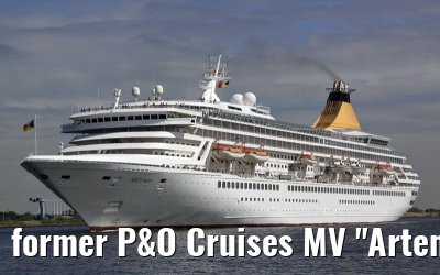 former P&O Cruises MV "Artemis" departing Amsterdam, 31. August 2009