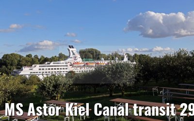 MS Astor Kiel Canal transit 29.08.2016