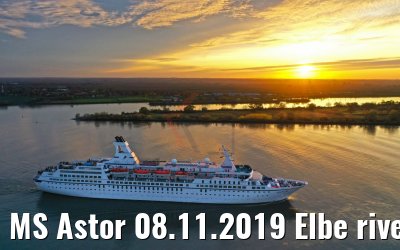 MS Astor 08.11.2019 Elbe river
