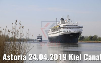Astoria 24.04.2019 Kiel Canal