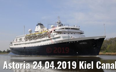 Astoria 24.04.2019 Kiel Canal
