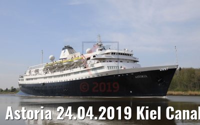 Astoria 24.04.2019 Kiel Canal