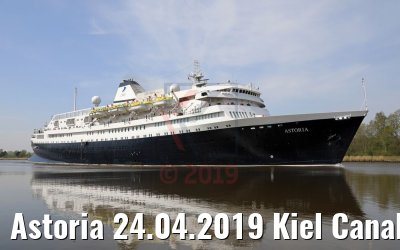 Astoria 24.04.2019 Kiel Canal