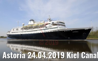 Astoria 24.04.2019 Kiel Canal